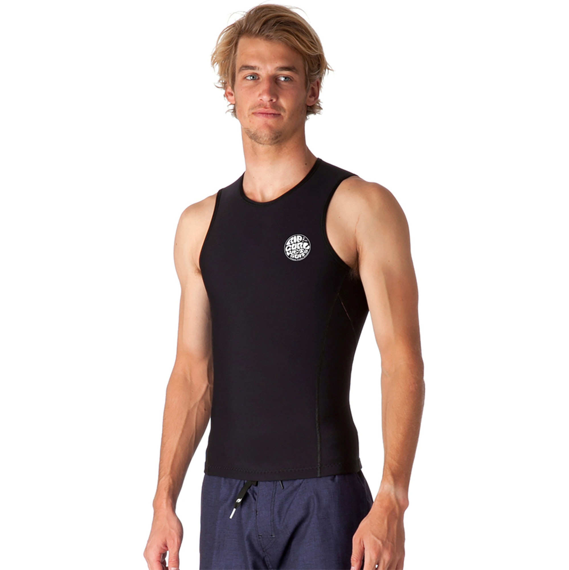 2020 Rip Curl Mens Flashbomb 0 5mm Sleeveless Neoprene Vest Black